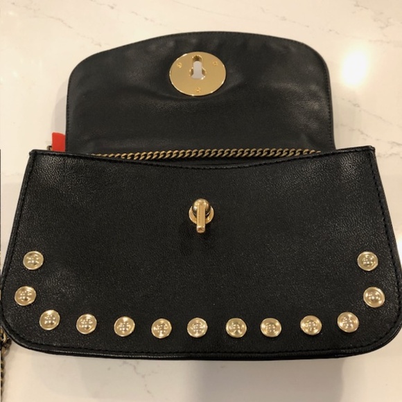 Limited Edition IMPECCABLE SeeBy Chloe Lois Black Leather Studded Chain Bag - Picture 12 of 16